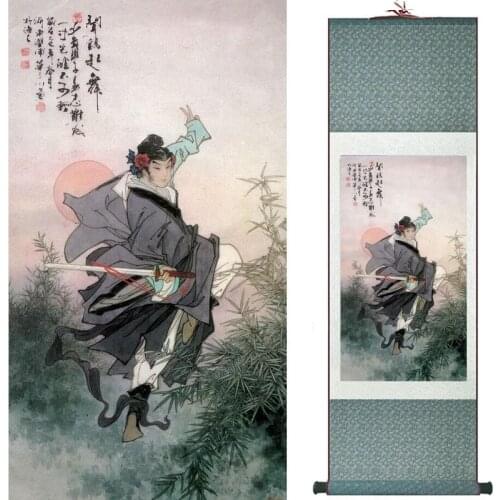 Traditional Chinese fairy painting Home Office Decoration beautifull women painting2019073003