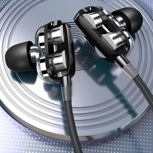 Universal 3.5mm In-Ear Wired HiFi Music Game Earphone with Mic Headset for Phone