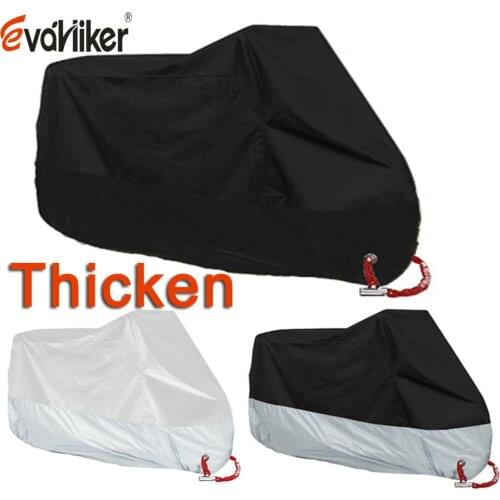 210D Thickened Scooter Covers M - 4XL universal Outdoor Uv Protector Bike Rain Dustproof cover Motorcycle waterproof