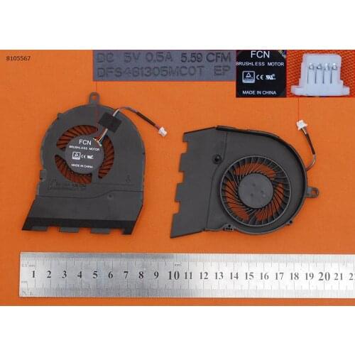 New laptop CPU cooling fan Cooler radiator Notebook for DELL Inspiron 15G 15 5565 5567 17-5767 DFS481305MC0T FN0565-A1084L2BL