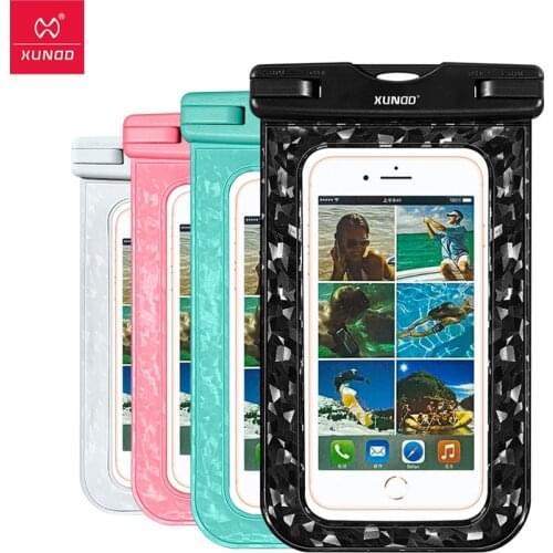 Xundd Universal Waterproof Phone Bag Swimming Diving Phone Bag For iPhone 11 12 Pro 7 8 XR Samsung Xiaomi Redmi Note 10 Poco X3