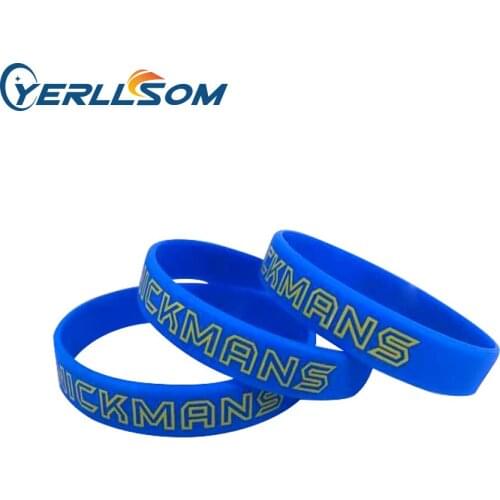 YERLLSOM 1250pcs/Lot High Quality Wholesale Custom Bulk Cheap Silicone Wirstbands printed Hebrew Silicone Bracelet YS19092201