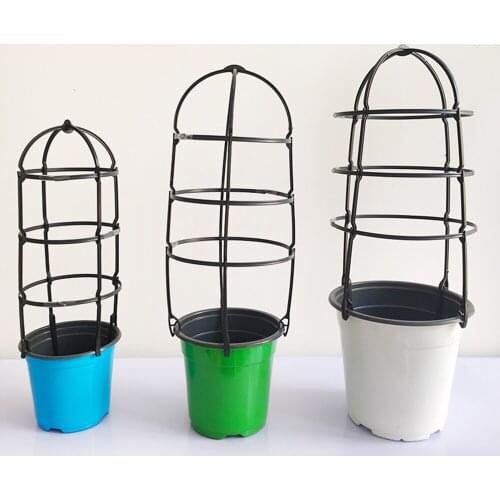 Plant Flower Stand Garden Trellis Planting Support Frame PP 15x44cm Black Climbing Plants Waterproof Fencing Panels