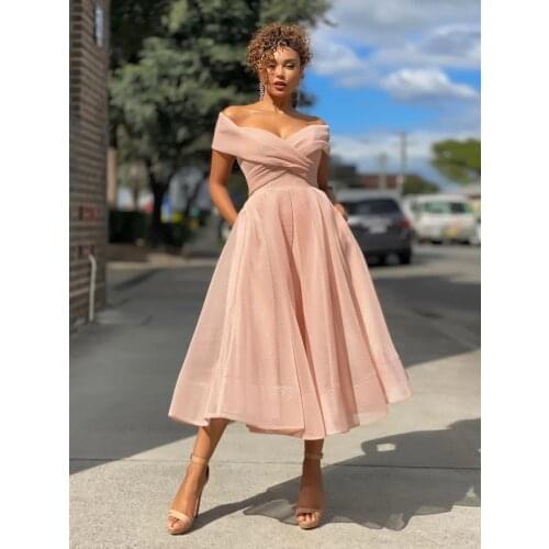 2021 Best Quality Fashion Design Dress Solid Slash Neck Short Sleeve Summer Sweet Bodycon Midi Dress Vestidos