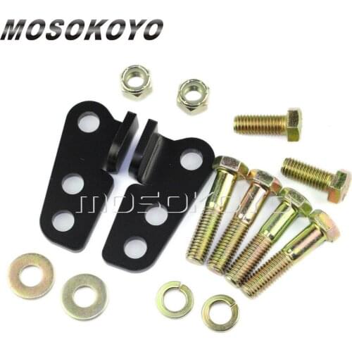 1"-2" Adjustable Lowering Kit Rear Shock Drop Hardware for Harley Touring Road King Street Glide 2002-2013