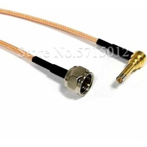 1pcs MS156 Gold Plating Generation Phone Test Head Turn to F Male Head Test Cable 20cm Antenna Feeder Wire