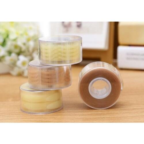 100sets Invisible Eyelid Makeup Clear Beige Eyelid Stripe Big Eye Decoration Fold Eyelid Shadow Sticker Double Eyelid Tap