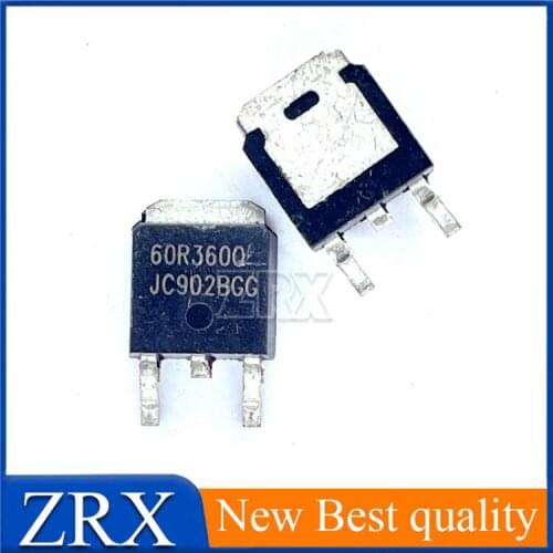 5Pcs/Lot New Original 60 R360p 60 R360q LCD SMT Field Effect Tube TO-252 Encapsulation Integrated circuit Triode In Stock