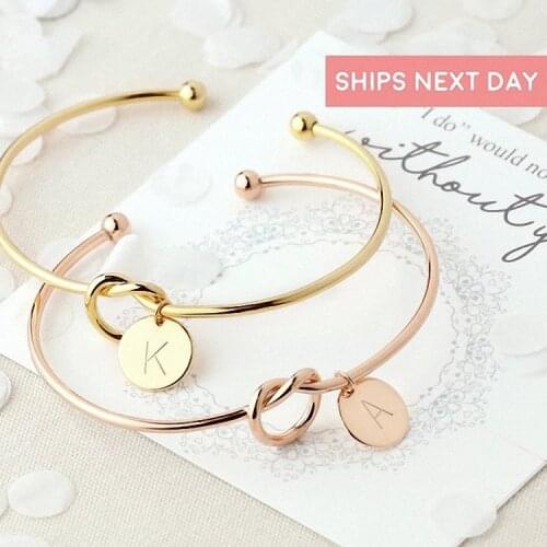 26 Letters Bracelet For Women Rose Gold Knotted Jewelry Name Friendship Lucky Bead Bracelet Pulseras Mujer браслеты на руку