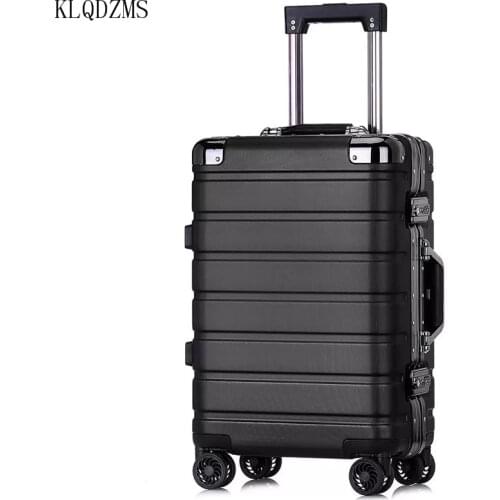 KLQDZMS 20’’24Inch New Innovative Wheeled Suitcase Trolley PC Classic Cabin Business Travel Rolling Luggage