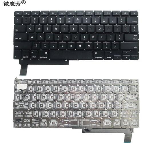 US Black New For APPLE MD103 MD104 MD318 MD332 MC118 MC723 MB471 Laptop Keyboard English