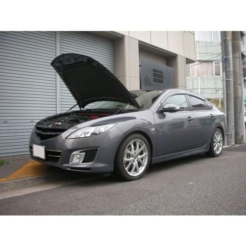 For 2008-2012 Mazda ATENZA GH Front Hood Bonnet Gas Struts Lift Support Shock Damper Carbon Fiber