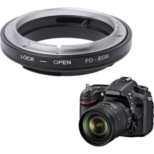 FD-EOS Mount Adapter Ring For Canon FD Lens to EF EOS Mount Camera Camcorder New JUL-18A
