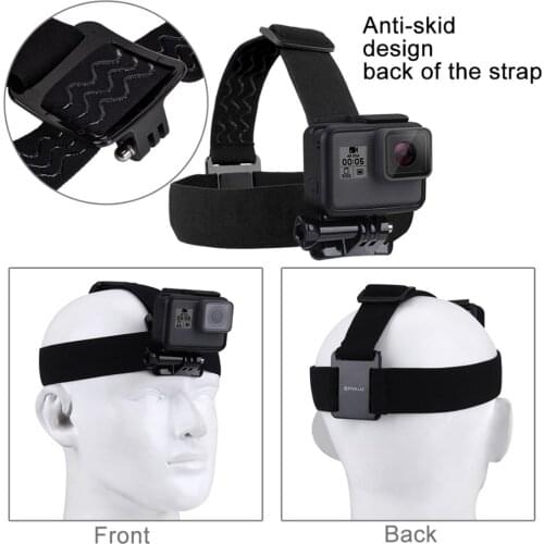Camera Head Strap Belt Mount Head Wearing Adjustable Headband Compatible with GoPro 8 /7 /6 /5 /4 /3 /2 /1 Action Cameras