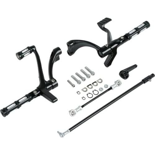 Motorcycle Forward Control Footpegs Linkage Kit For Harley Sportster XL883L XL883N XL1200X XL1200T 2014-2020