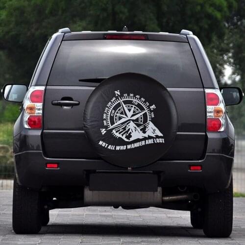 14" 15" 16" 17" Inch PVC Leather Spare Tire Cover Case Bag Pouch Protector For Land Rover Defender Freelander 2 DC100 Freelander