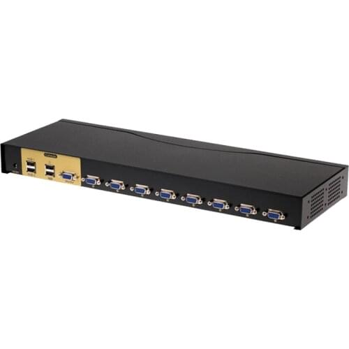 Usb vga kvm switch 8 in 1 out vga switch Adapter Connect Printer Keyboard Mouse 8 Computer Use 1 Monitor