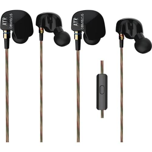 KZ ATR Stereo Earphones 3.5mm In-Ear Noise Canceling Earbuds HIFI Super Bass Sport Running Earplugs Earphone High Quality
