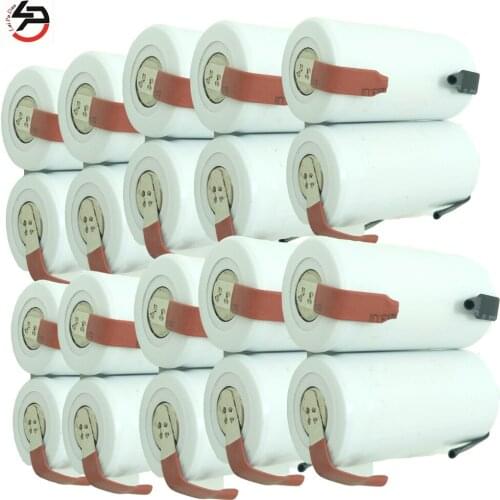 Laipuduo 20pcs SC Rechargeable batteries 1.2v 1800mah SC power bank 0.2C charge and discharge electric toothbrush lighting