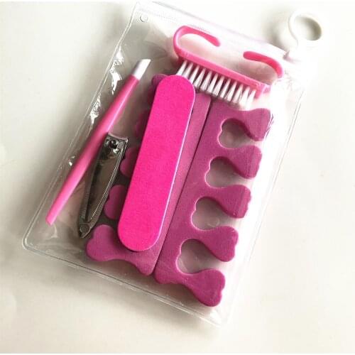 10 Pcs Manicure Set Pedicure Kit Disposable Nail Kit Hotel Nail File
