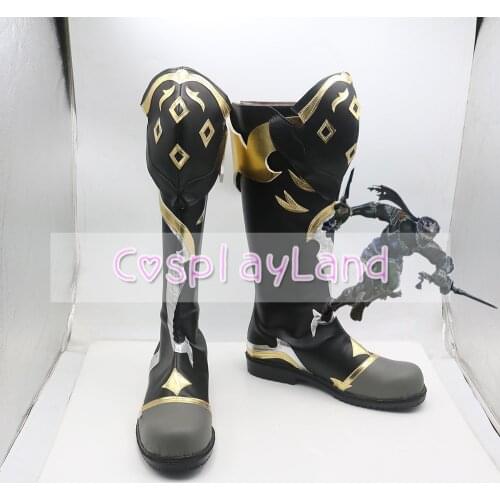 Final Fantasy XIV Ninja Cosplay Shoes Boots for Adult Men Shoes Costume Accessories Custom Made Halloween Party Shoes