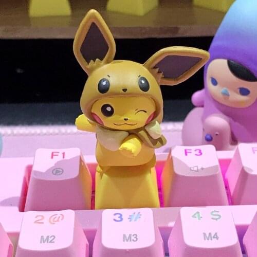 Anime cartoon character personality three-dimensional pink girl cute ESC key mechanical keyboard keycaps