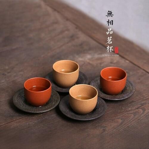 Arenaceous kung fu tea yixing personal master sample tea cup single cup tea cups, small bowl glass koubei no phase