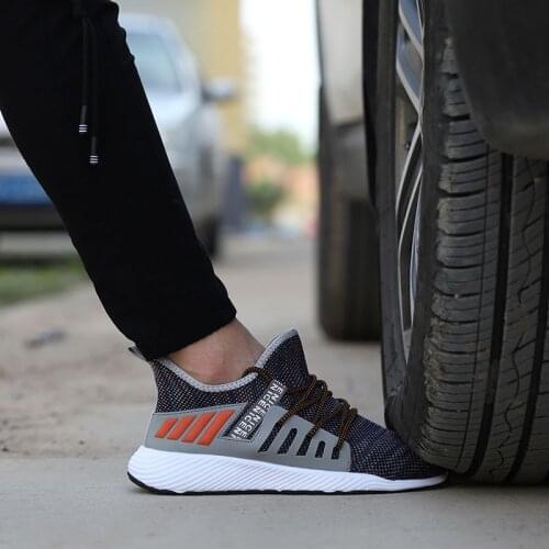 Ultra-light steel toe cap men boots safety shoes women work sneakers breathable outdoor shoe plus size 36-46 ROXDIA brand RXM159