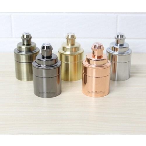 Vintage Lamp Holder E27 Metal Bulb Holder Fittings Brass Light Socket