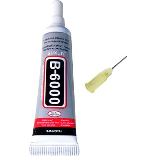 1 Pcs B-6000 9ml Glue Mobile phone touch screen Superglue Adhesive telephone glass glue repair point diamond jewelry DIY glue