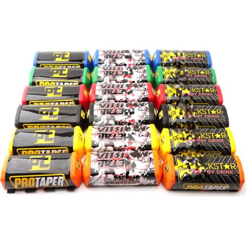 2.0 Square Motocross Handlebar Chest Protector Cross Bar Pad Fit 1-1/8 Handle Bar Motorcycle Dirt Bike Pit Bike