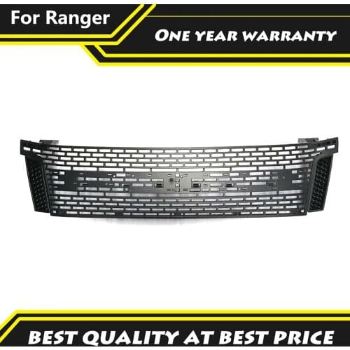 Off-road 4x4 Parts Accessories Modified Grill Mesh For Ranger T6 2012 2013 2014 Front Bumper Grilles Racing Grill