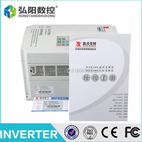 5.5kw VFD Variable Frequency inverter VFD inverter FuLing inverter for spindle motor