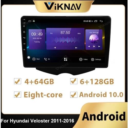 128G Android Car Radio GPS navigation For Hyundai Veloster 2011-2016 Car DVD stereo headunit touch screen multimedia player