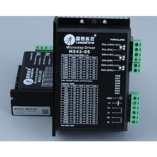 Free shipping, Original Leadshine M542-05 Two-phase stepper motor driver for laser and CNC machines