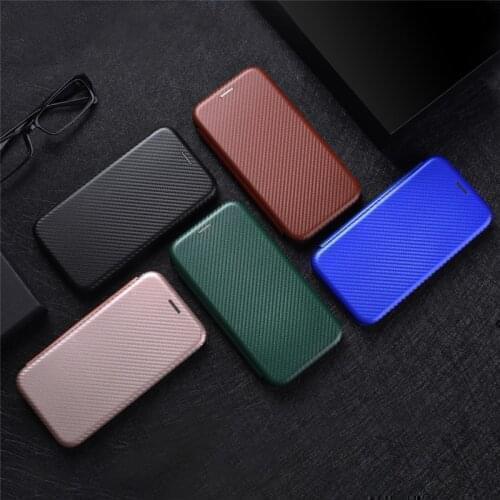 Huawei Honor 30 Case 6.53 inch Carbon Fiber Flip Leather Case Honor 30 BMH-TN10 Business Magnetic Wallet Card Slot Slim Cover