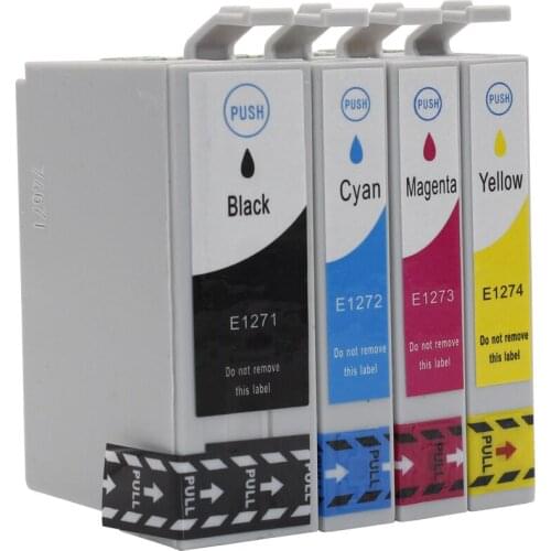 INK WAY High yield T1271-T1274 ink cartridge for Workforce WF-3520/3540 WF-7010/7510/7520 Workforce 60/630/633/635/840 etc