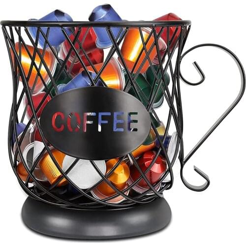 K Cup Holder Large Capacity Keurig Espresso Coffee Pod Holder Organizer for Counter Coffee Bar Coffee Pod Capsule Storage