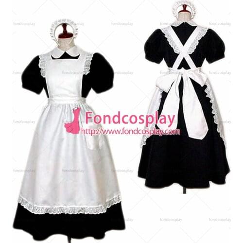 Sexy Sissy Maid Cotton Dress Uniform Cosplay Costume Tailor-made[CK816]
