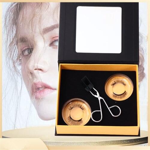 Magnetic Eyelashes Magnetic Lashes Natural False Eyelashes Artificial Eyelashes Strip Lashes Thick Fluffy Faux Mink Lashe Beauty