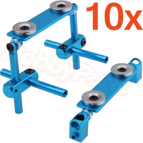 10 Sets CNC Aluminum Magnetic Stealth Invisible Body Post Mount Kit For 1/10 RC Models Car Drift HSP Sakura HPI Tamiya