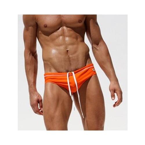 Swimming Trunks For Men Waterproof Bathing Suit Man Surfing Swimsuit Sexy Low Waist Briefs Summer Beach Underwear