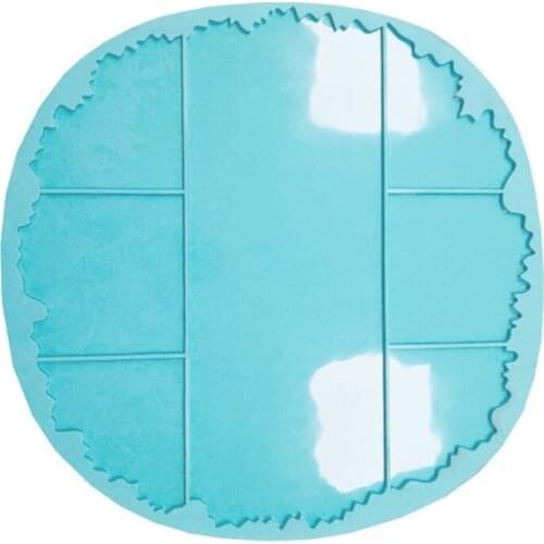 Coaster Tray Epoxy Resin Mold Cup Mat Pad Silicone Mould DIY Crafts Decorations Ornaments Casting Tools