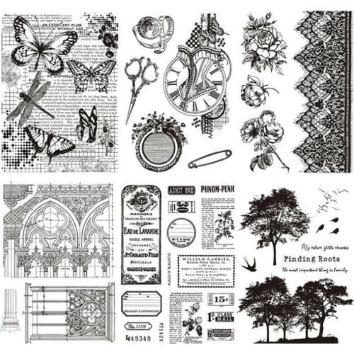 Transparent Clear Silicone Stamp/Seal for DIY scrapbooking/photo album Decorative clear stamp