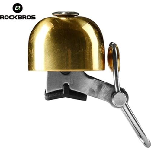 ROCKBROS Bike Bicycle Handlebar Bell Ultra-loud Safety Metal Ring Alarm Bell Cycling Handlebar Bells MTB Road Bikes Horns