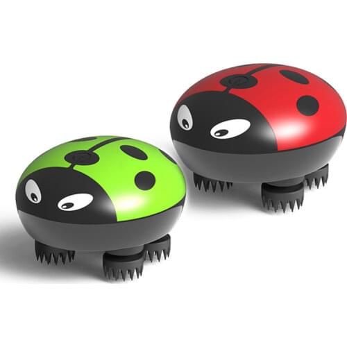 Smart Head Massager Electric Anti Stress Whole Body Scalp Massage Instrument Beetle Rechargeable Neck Leg Arm Massage Tool