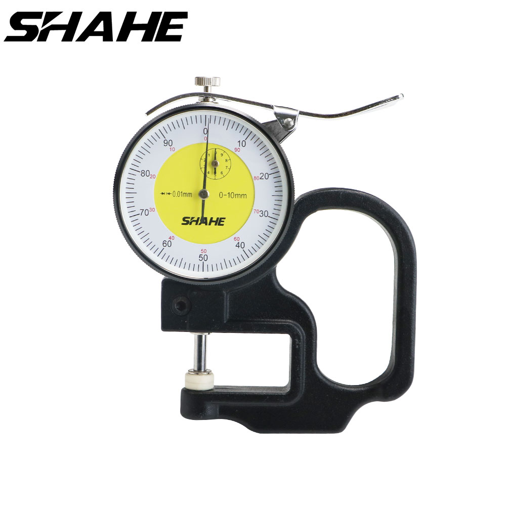High quality shahe 0-10 0.01mm metric thickness gauge dial thickness gauge