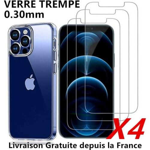 Vitre Protection Ecran Verre Trempe For Iphone 12 11 Pro Max Mini Xr Xs X Se 6 7 8