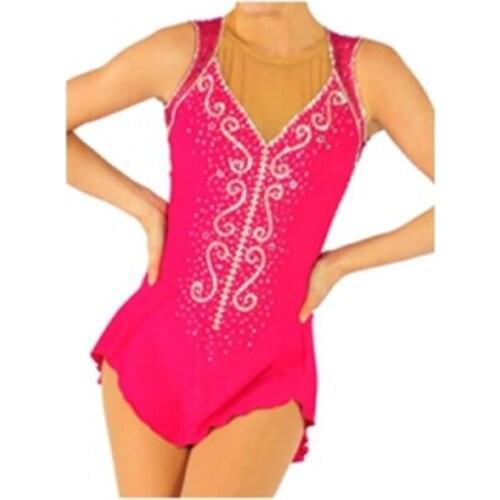 Custom Ice Figure Skating Dresses With Spandex Fashion New Brand Figure Skating Competition Dresses DR3418