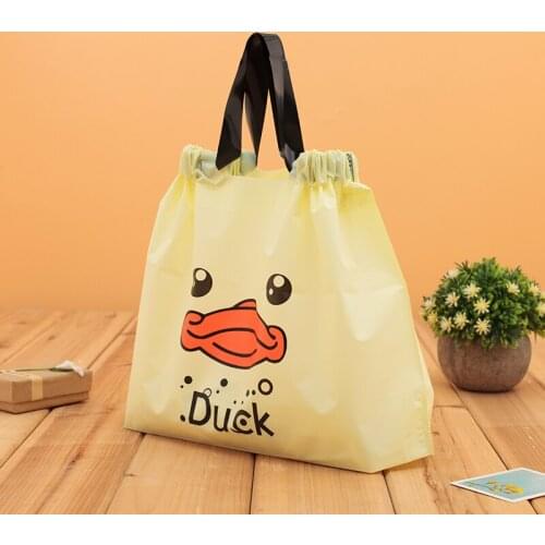 50pcs/lot Cartoon Unicorn Party Plastic Loot Bags Birthday Party Decorations Supplies Gift Bag Party Supplies Party Favors good